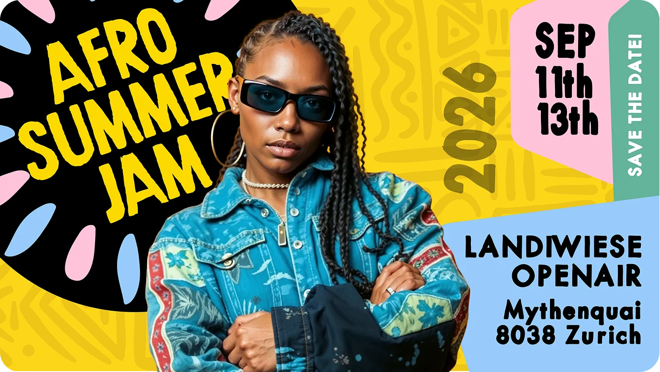 Afro Summer Jam Lineup Banner